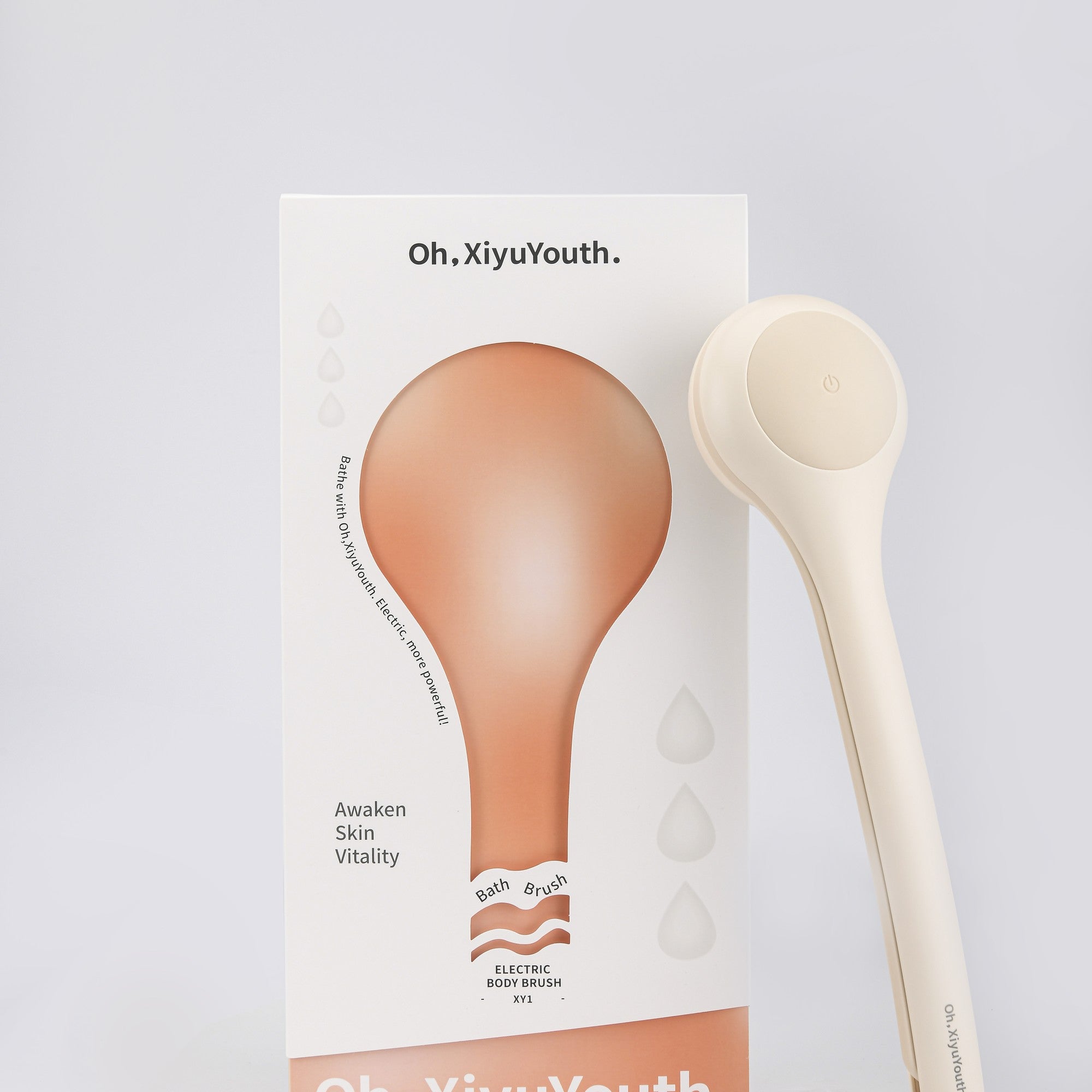 4-in-1 Electric Bath Brush Body Back Scrubber Waterproof Exfoliating Massage Spa USB Rechargeable Soft Bristles SG Stock